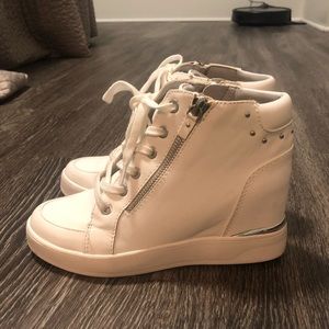 4” wedge sneakers